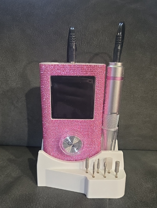 Other - Pink Nail Drill Machine with Handpiece - Portable Electric Nail File